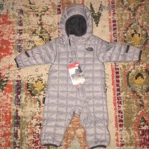 The North Face infant snowsuit